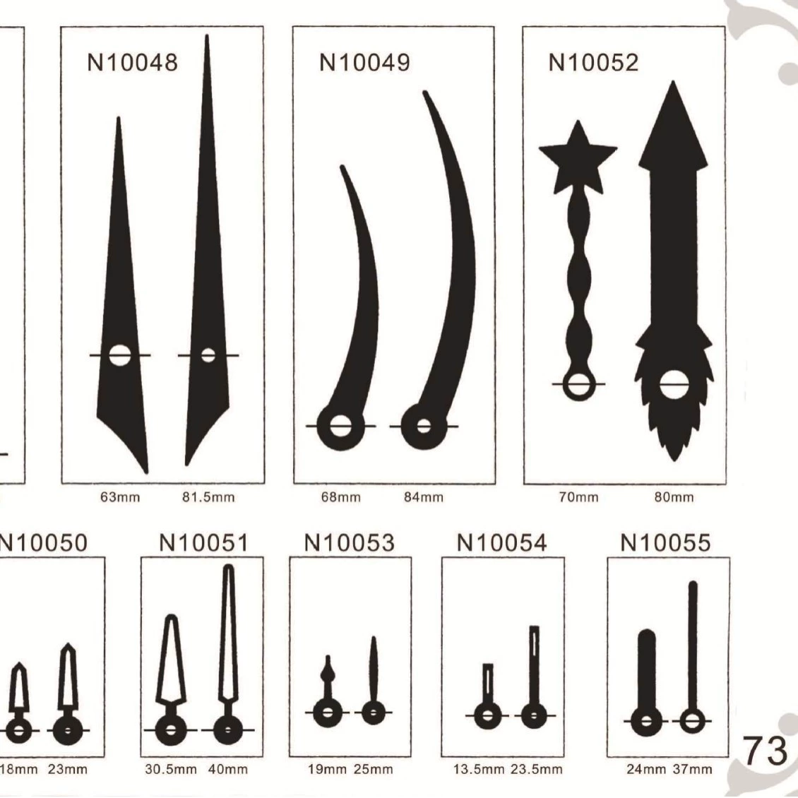 Ккварцевые часы Hongkang стрелка часов и часов стрелка стрелки часов