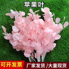 リンゴの葉造花ユーカリの葉造花装飾マネーリーフウェディングアレンジメントユーカリの葉造花グリーン植物クロス
