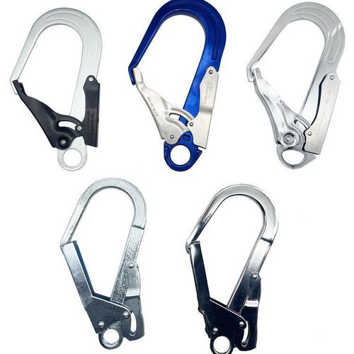 Hook Insurance Hook Anti-Loose Large Opening Hook Self-Locking Insurance Hook Hanger Large Size High-altitude Power Operation Safety Belt 