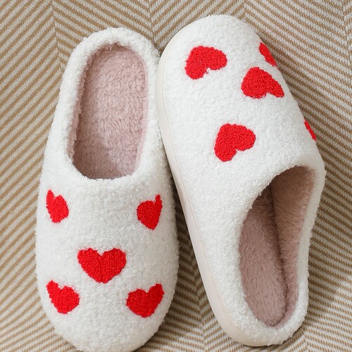E-commerce adorable cartoon kitten winter cotton slippers for men and women, couple style, warm indoor cotton slippers