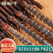 蜈蚣干中药材红头正品整条完整蜈蚣虫吴公干货非蜈蚣粉泡酒