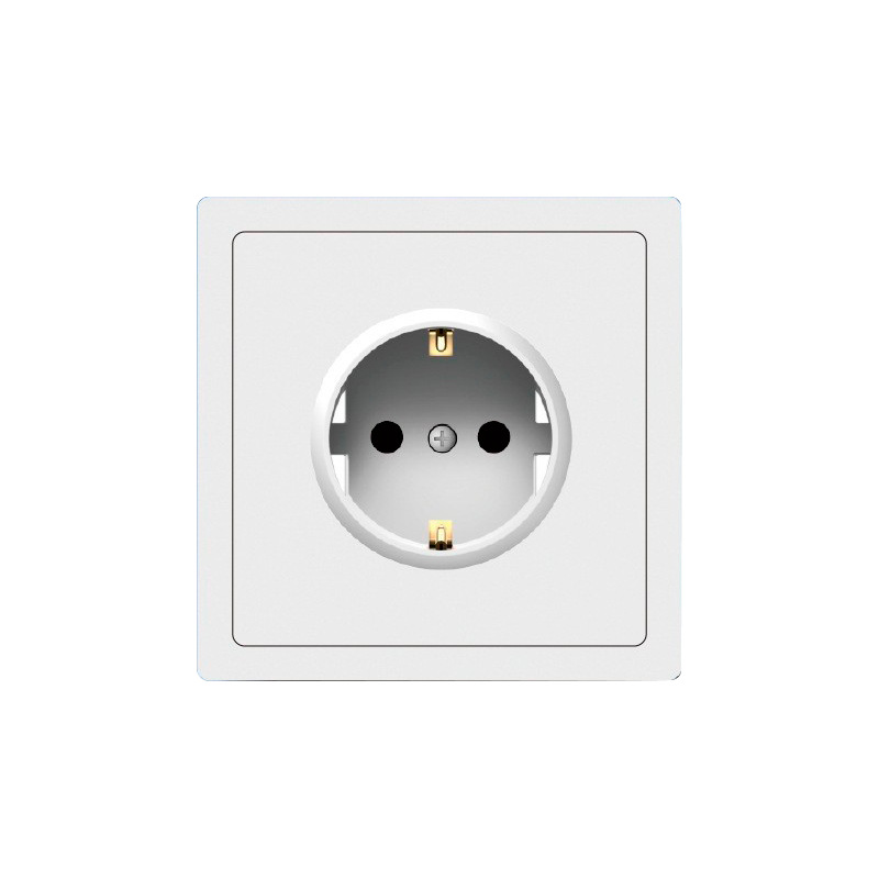 Panel de Interruptor y Enchufe Europeo Tipo 82 16A de Latón Impermeable para Pared image 5