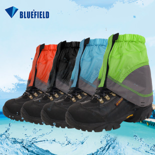 Blue Field Silicone Snow Cover Outdoor Mountain Climbing Hiking Desert Sand-proof Shoe Cover Ski Equipment Waterproof Leg Foot Cover
