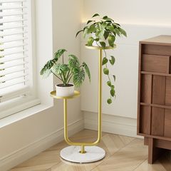 軽くて豪華なネットの赤い花の棚の室内の室外の床置き式の鉄芸の植木鉢の棚の客間のベランダの家庭用の多鉢の物置棚
