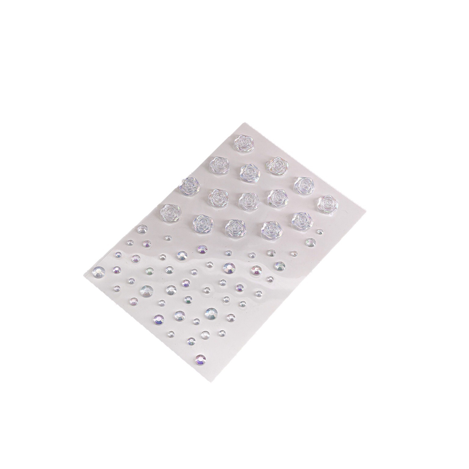Aurora mariposa rosada pegatinas de maquillaje de ojos joyas de maquillaje facial infantil escenario cara esquina de los ojos diamantes de agua cejas manicure