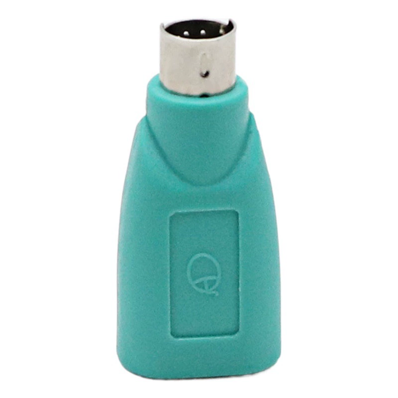 PS/2 Revolution USB Женский адаптер PS2 интерфейс с круглой головкой Фиолетовая клавиатура Зеленый мышь конвертер