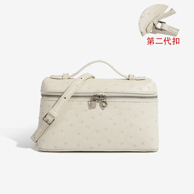 Lp 19弁当箱はpu皮のミニファッションの女性のカバン2025新型のgigiと同じタイプの手提げ箱は斜め掛けのカバンを包んでいます。