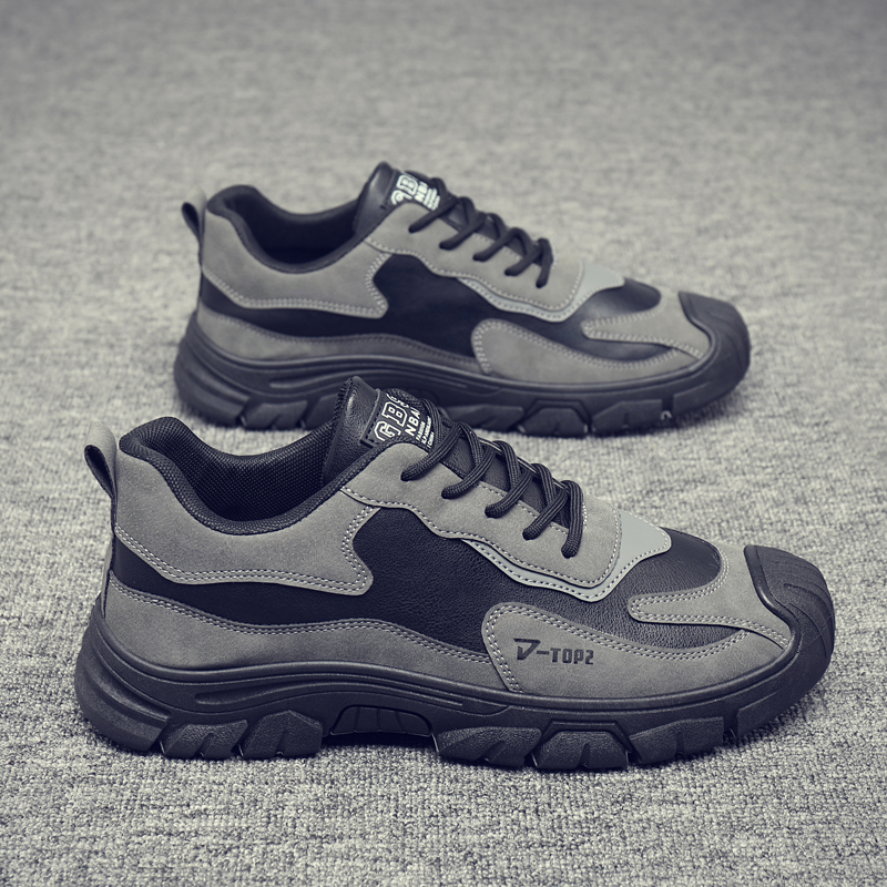 Zapatos de hombre de montañismo, deportes al aire libre de verano, sitio de trabajo de ocio, trabajo resistente al desgaste, trabajo, seguro laboral, zapatos de moda