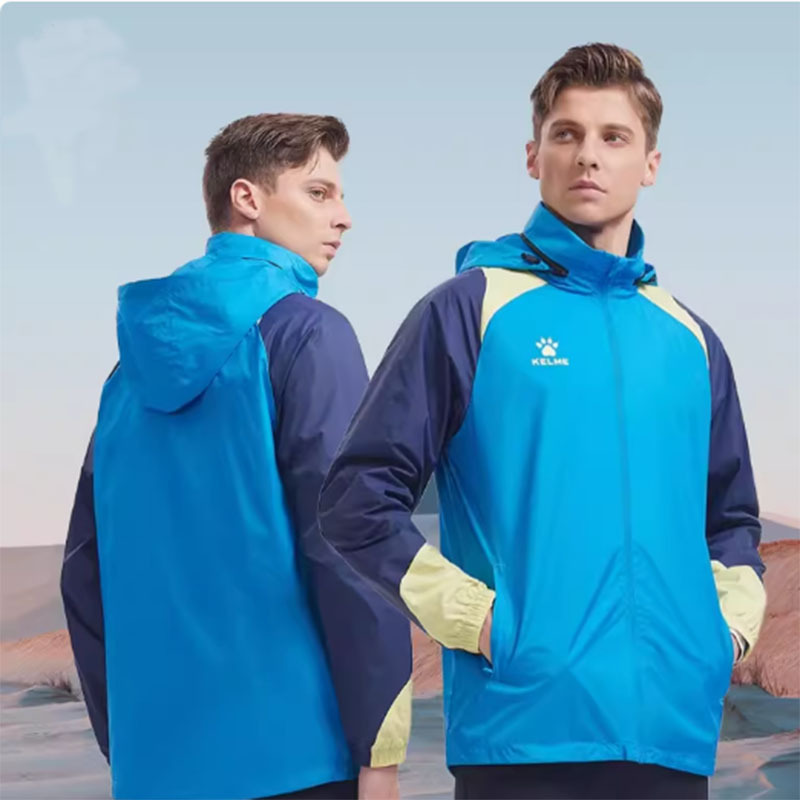 Kelme/Karla mm Training Jacket Football Uniform Long-Sleeve Men's Striker Sports Windbreaker Raincoat Jacket