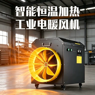 小型快速升温加热器 工业电智能遥控烘干除湿热风机 小面积消毒