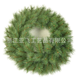 Yafei Factory Direct Sales Cross-Border Boutique Dipped White Pine Needle Decorative Garland Can Be Customized in Color and Size