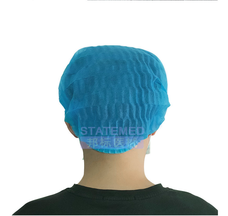 冰雪医用帽 一次性条形帽圆帽 无菌10只装头套