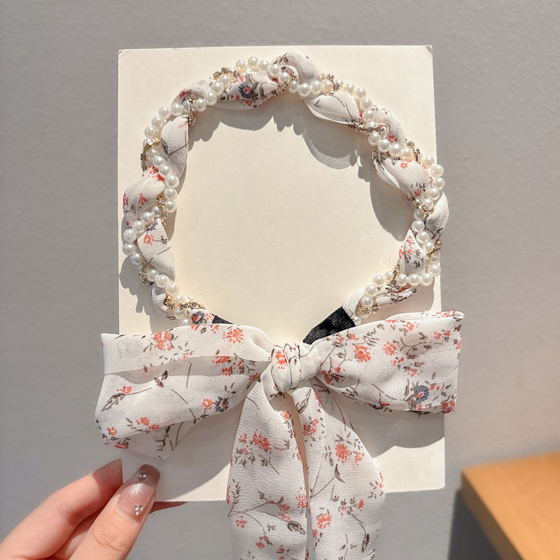 Verano correa de cabello para mujeres 2025 nuevo cinturón de cabello prensado correa de cabello bufandas de seda sistema de trenzado cabello tocado