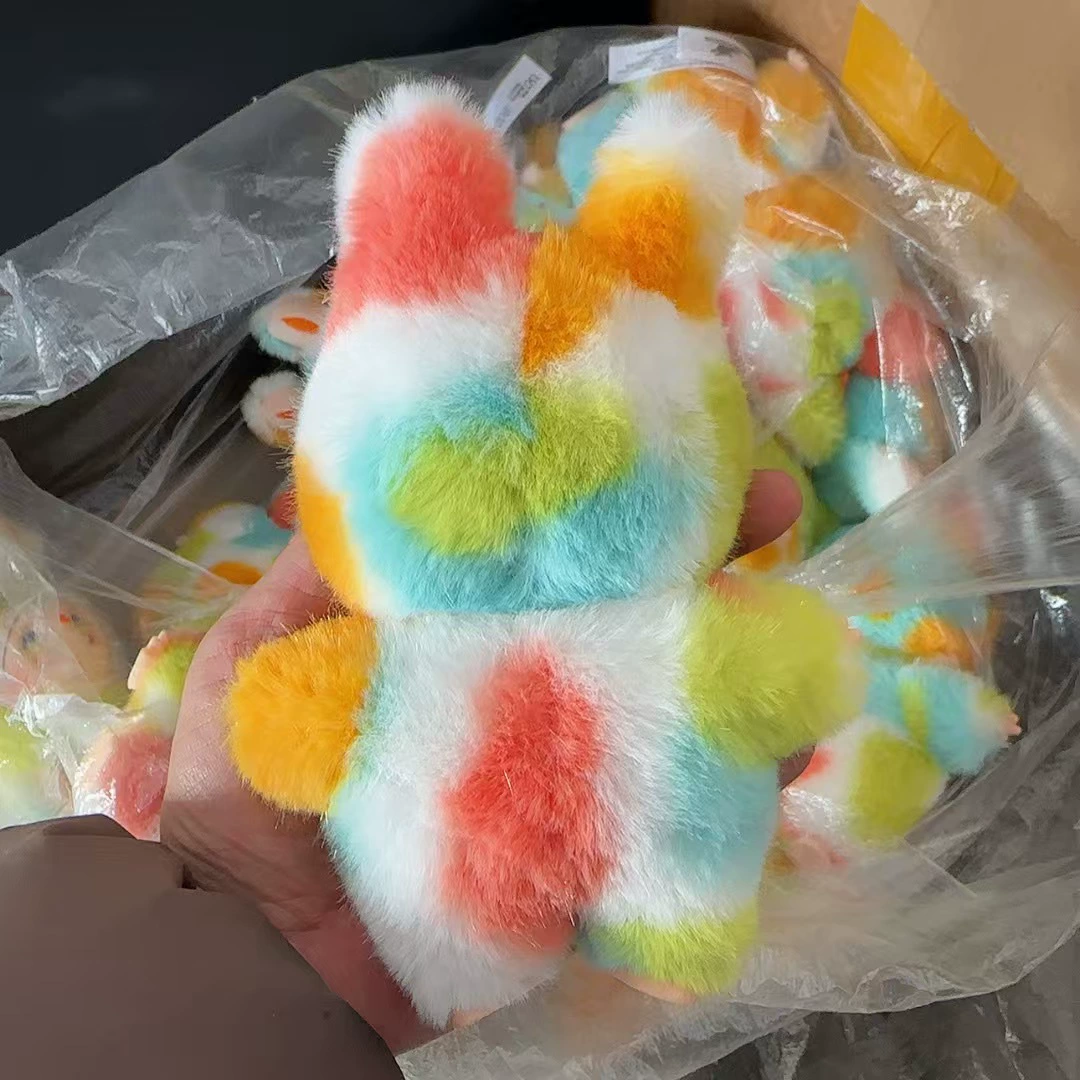 Зимний брелок для сумки, плюшевая кукла высокого качества, подвеска