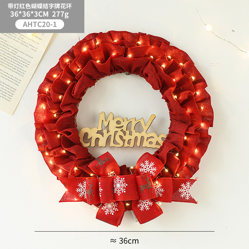 Hong Kong Heng nueva ropa de Navidad fruta roja guirnalda decorativa colgante creativo puerta colgante ventana colgante decoración de Navidad