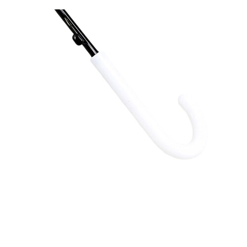 Creative PVC transparent umbrella with logo printing disposable ring umbrella wholesale 8 bones colored straight rod handle long umbrella 