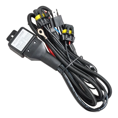 Vehicle HID Xenon Lamp | xenon lamp modified wire lens wire - no-6-one-to-two-24v-input-12v-output-h4