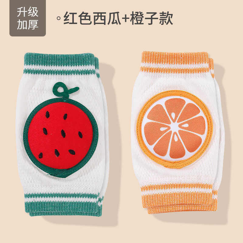 Cubierta de la almohadilla de la rodilla para niños bebé gateando niño infantil resistente a la caída para caminar engrosado verano codo pad niños niñas medianas y grandes