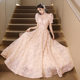 French High-end Evening Dress Women's 2024 New High-end Light Luxury Niche Elegant Birthday Engagement dress