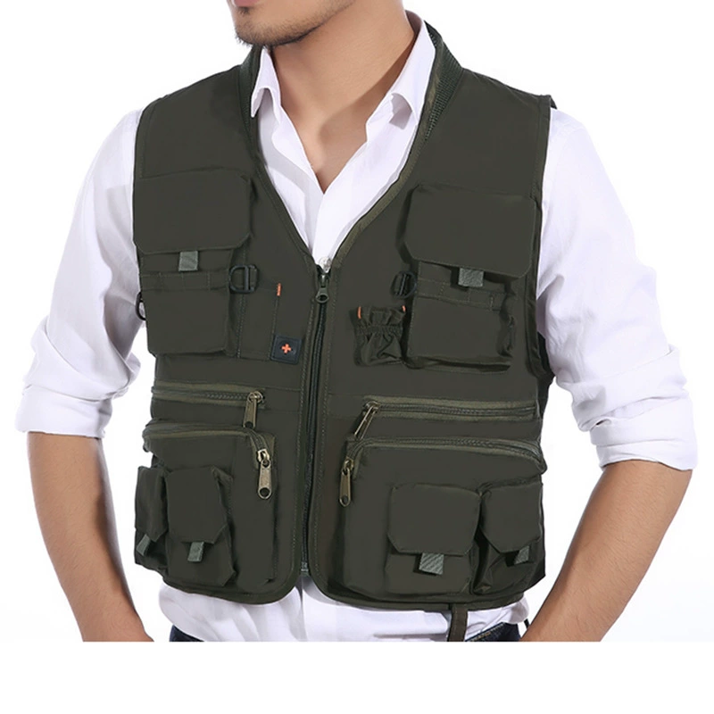 Уличный рыболовный костюм Gediao с несколькими карманами, многофункциональный туристический костюм свадебного Директора в Корейском стиле, дышащий рыболовный костюм