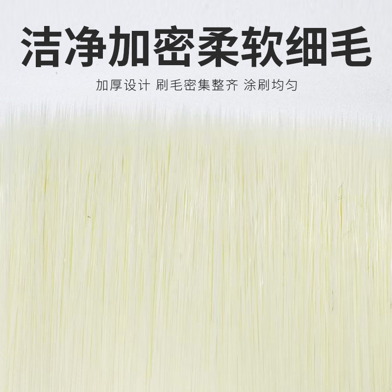 Cepillo de seda de agua al por mayor mango de madera pintura a base de agua cepillo especial herramienta de pintura de decoración cepillo de pintura cepillo de barbacoa de alambre de nailon