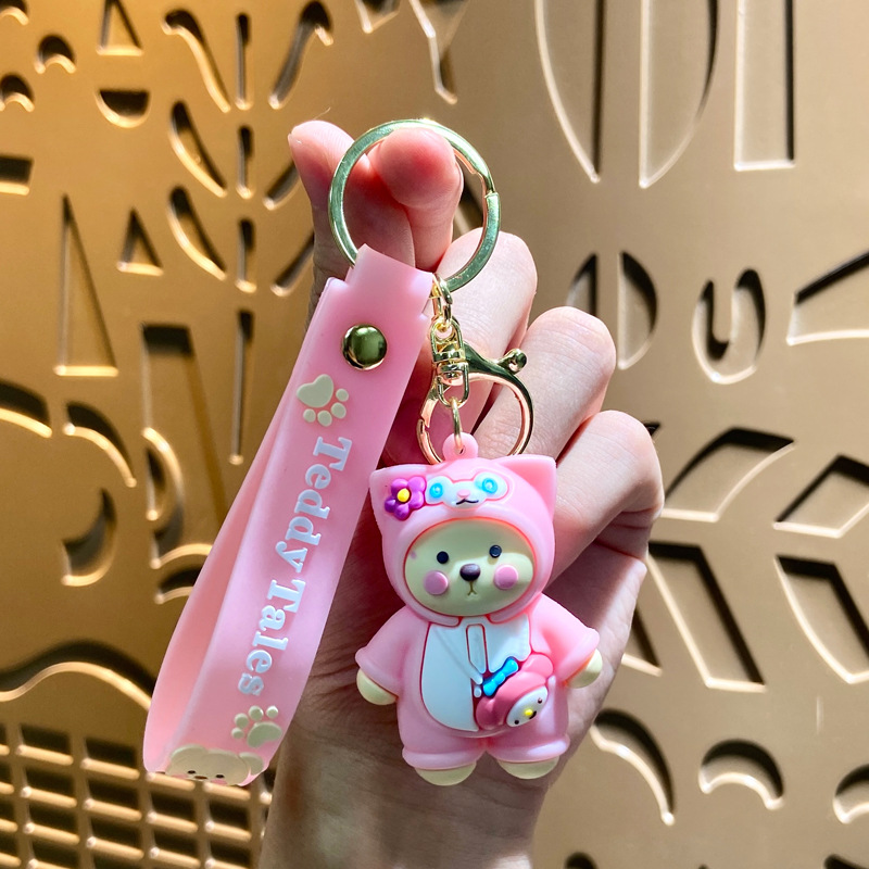 Llavero Creativo de Sanrio con Perro de Orejas Grandes, Cinnamoroll, Colgante para Bolso, Adorno, Pequeño Regalo al por Mayor de Yiwu