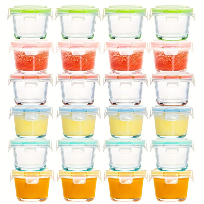 Takeaway Glass Small Pickle Bowl Sealed Fresh-Keeping Lunch Box Mini Yogurt Office Chili Sauce Seasoning Food Bowl