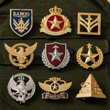 跨境金属线脚钮仪仗制服扣军大衣特种作战服军扣英伦肩扣定制钮扣