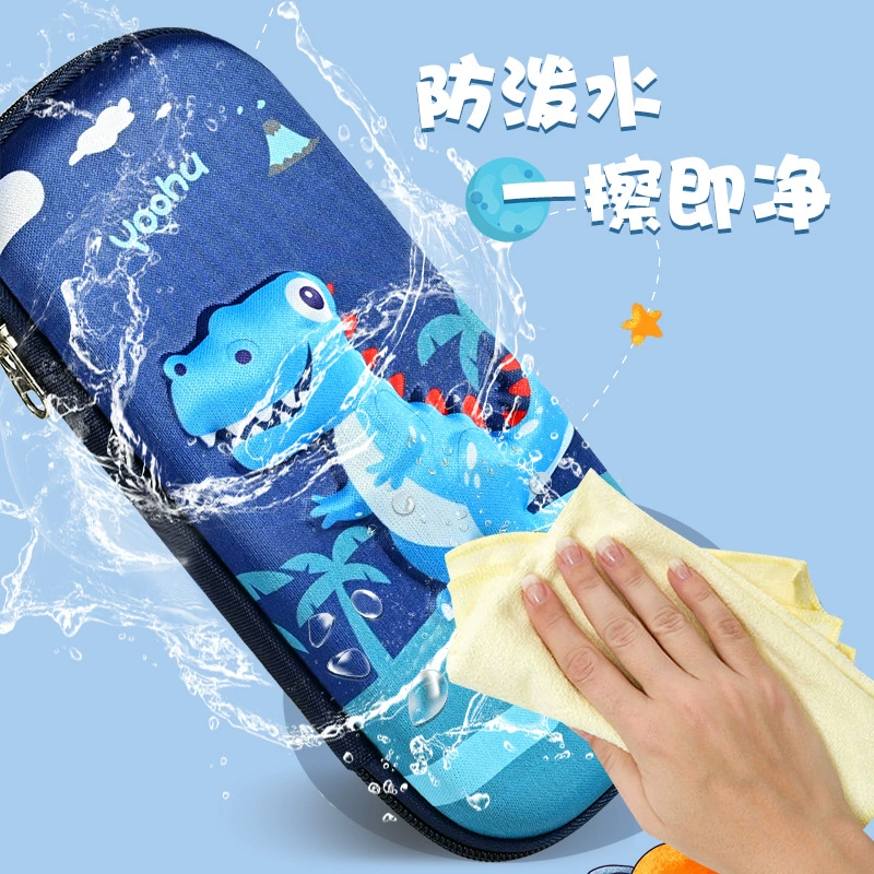 Three dimensional cartoon children's capacious pencil case for elementary school students, wholesale, fall protection