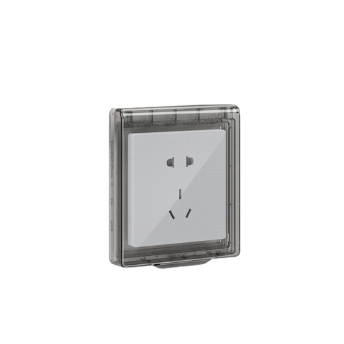 86-type switch ultra-thin self-adhesive waterproof cover bathroom heater switch household waterproof box bathroom socket splash-proof box