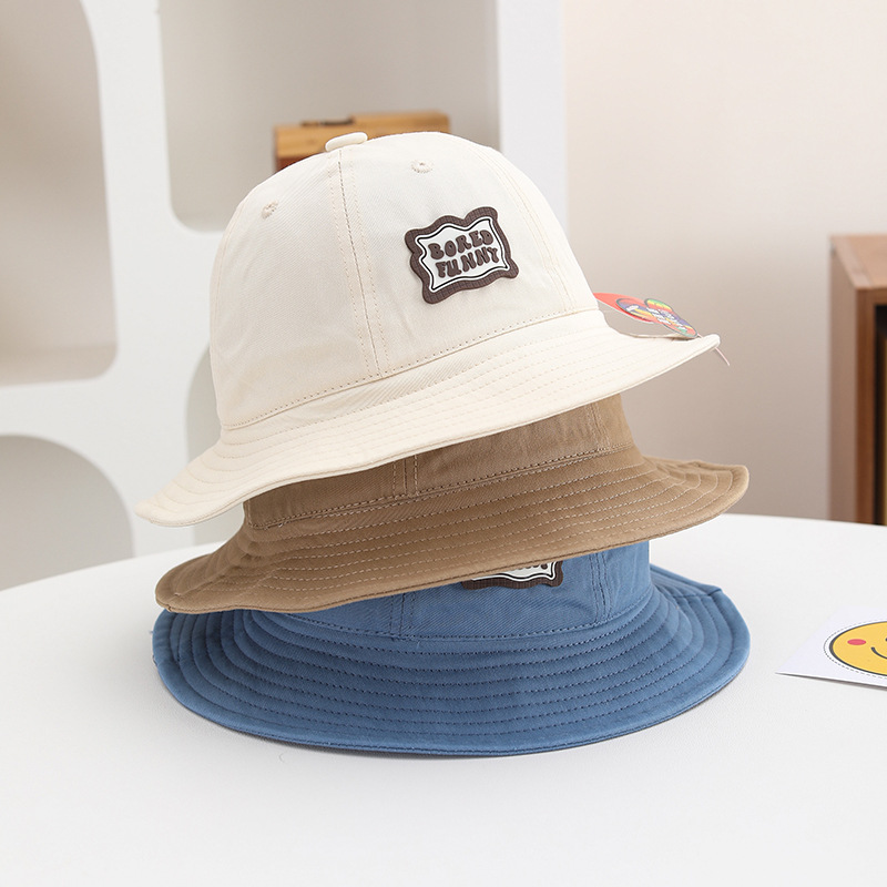 Sombreros para niños 2025 nuevo otoño invierno primavera otoño para niños coreanos mareas bebés engrosados sombrero pescador