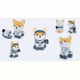 跨境新品Asteroid plush 宇航员柴犬毛绒玩偶公仔