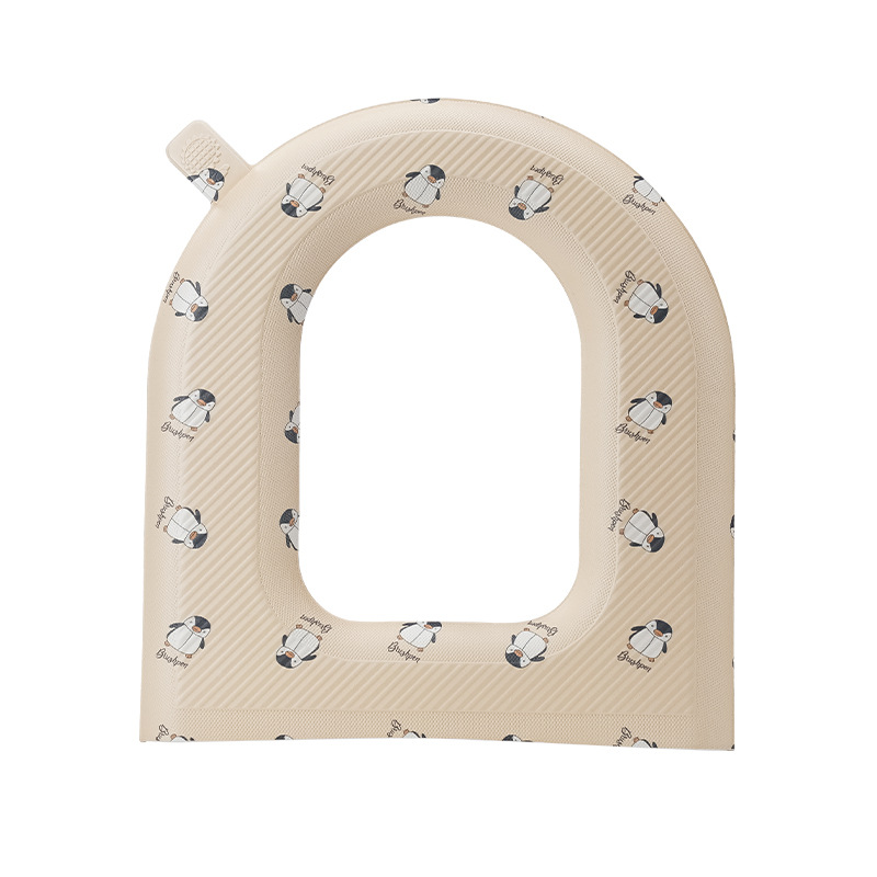 Alfombra de baño animal EVA cojín impermeable estera de limpieza del inodoro del hogar Four Seasons Universal cubierta del inodoro no desechable