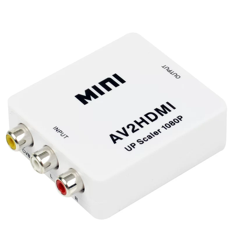 Преобразователь AV в HDMI, набор из трёх цветов проводов - верхняя танцевальная ковровая площадь подключение к ТВ, HD роторная проводка