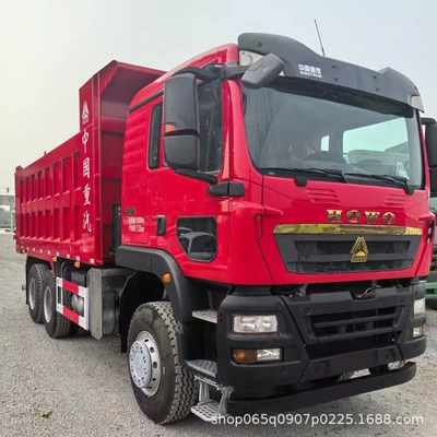 Export Sales Howo Tx371 Dump Truck 10 Wheels 375 Horsepower Dump Truck National Three Engine