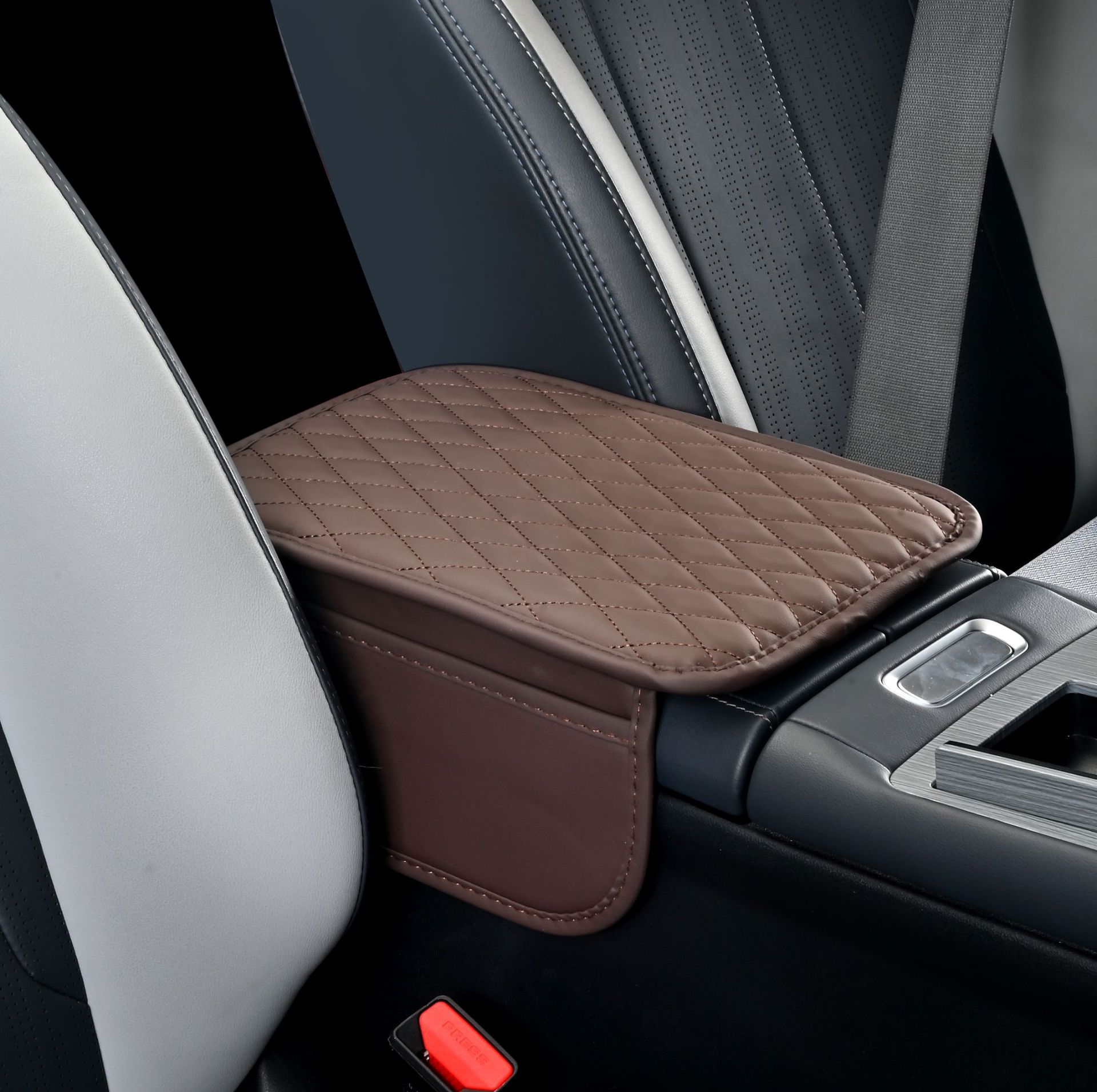 Car Armrest Box Mat Storage Organizer Universal Armrest Protection Pad Cross-Border Labeling Armrest Box Heightening Pad