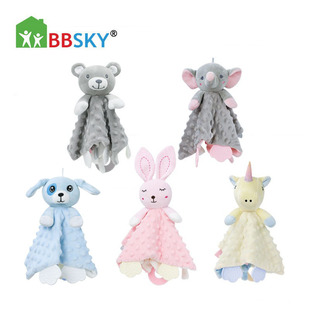 Soothing towel baby accessible doll baby sleeping artifact bite-free lint-free sleeping plush puppet toy
