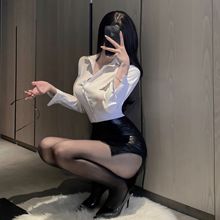 西诗性感衬衫御姐风秘书cos套装OL纯欲修身办公室包臀裙职业装