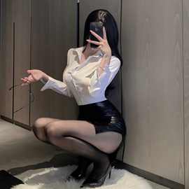 西诗性感衬衫御姐风秘书cos套装OL纯欲修身办公室包臀裙职业装