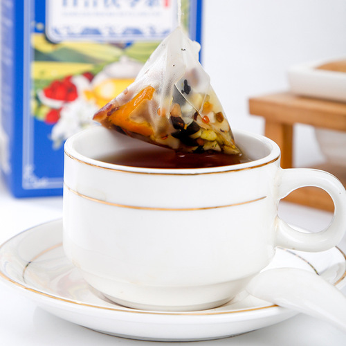 Chen Hua Yuan Sour Jujube Seed, Fu Ling, Lily Bulb Tea for Men and Women, Health Tea, Herbal Tea Bags, Triangle Packaging, Non-Sleep Drinking Herbal Tea
