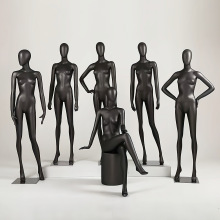 玻璃钢哑黑全身模特道具橱窗人体陈列女装拍摄服装店假人偶展示架