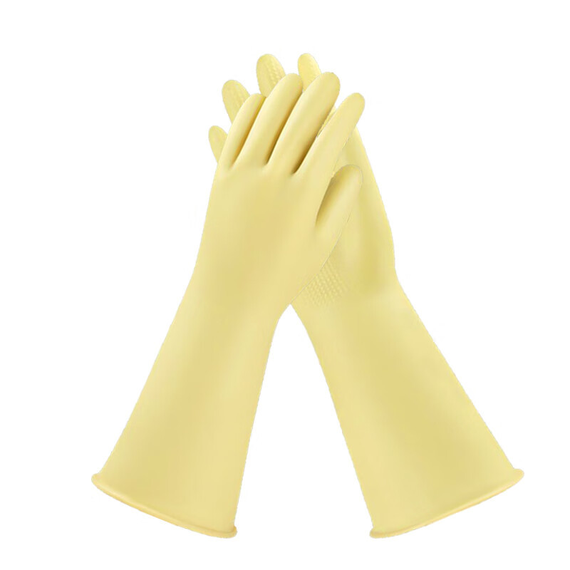 VLEN工业耐酸碱橡胶手套加大防化学劳保防污防水实验室