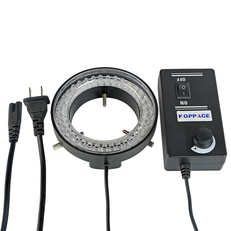 批发 71.5mm大口径显微镜LED环形光源72颗灯珠适用立体单筒显微镜