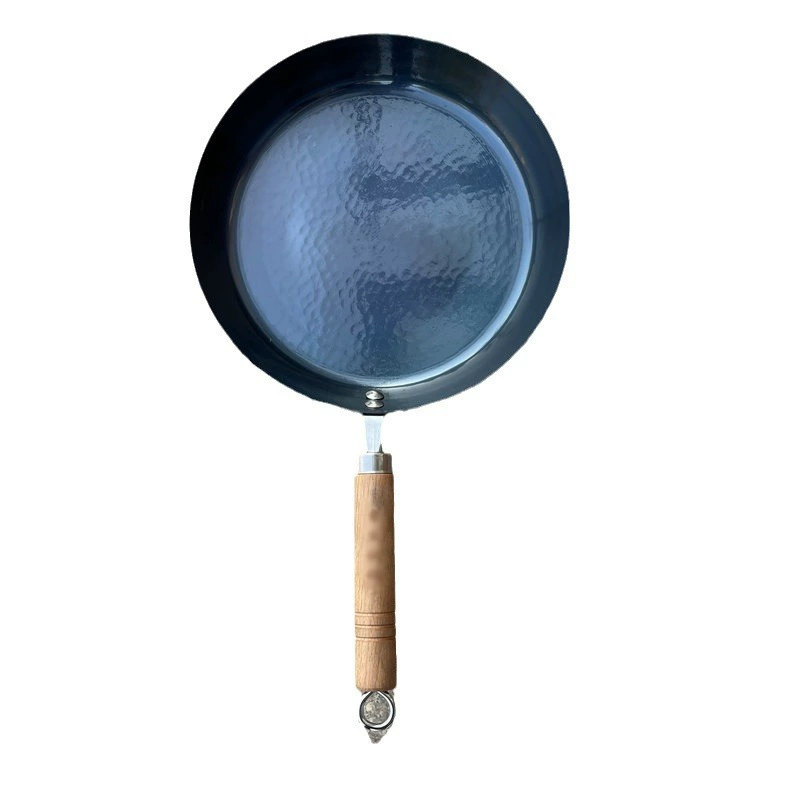Строгое избиратель Zhangqiu handmade iron pot mirror flat frying cooker, house frying pan, no sticky pan, no coating, spot iron pot