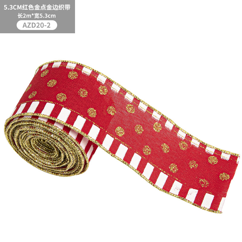 Punto de oro rojo de 5 cm.