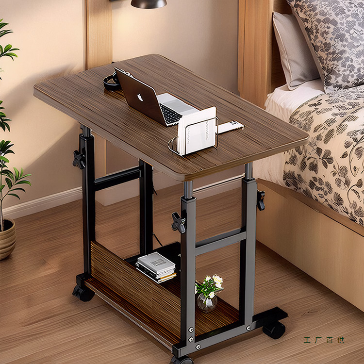Bedside Table Movable Table Home Student Small Desk Simple Dormitory Rental House Lazy Lift Computer Table