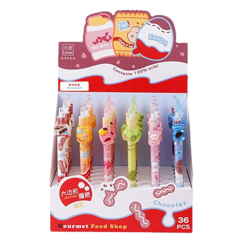 Youmei креативный высокоцветный пищевой игровой патч-карандаш напиток зеленый пузырь вода Сладкая трубка медведь Зефир активный карандаш