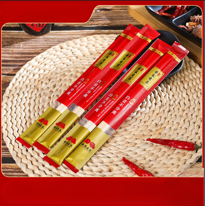 One-time use chopsticks, bamboo and wood chopsticks, wedding banquet supplies, wedding celebration, happy banquet, celebratory wedding, wedding tableware