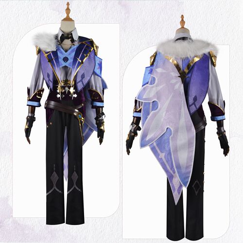 Original God Kaia cosplay suit West Wind Knights cosplay cavalry captain Kaia anime game suit male