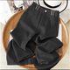Tencel Linen Casual Straight-Leg Pants Women's Pants Summer New Elapto High Waist Dosing Thin Cropped Pants